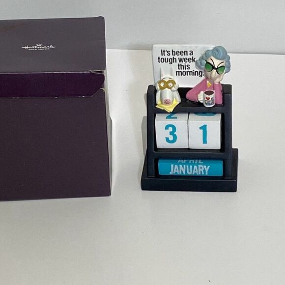 Hallmark Office Home Maxine It's Been A Tough Week Desk Calendar Block - Picture 1 of 5